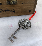 Christmas Magical Jingle Bell Decoration in a rustic wooden box