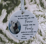 A beautiful Pet Memorial Christmas tree Decoration
