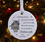 A beautiful Pet Memorial Christmas tree Decoration