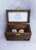 Christmas Magical Jingle Bell Decoration in a rustic wooden box
