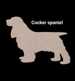 A beautiful wooden dog Christmas tree decorations (Various breeds available)