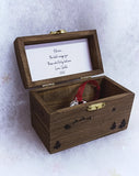 Christmas Magical Jingle Bell Decoration in a rustic wooden box