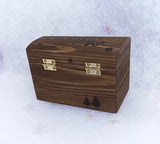 Christmas Magical Jingle Bell Decoration in a rustic wooden box