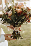 Gold Single or Double Bouquet Photo Charm or Lapel Pin