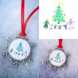 A Lovely Christmas Tree Decoration with your child's drawing.