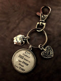 Teacher it Takes a Big Heart Thank You Keyring Gift,