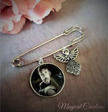 Photo Memory Bride & Groom Bouquet or Lapel Pin