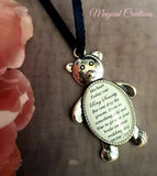 Flower Girl, Bridesmaid, Page Boy, Usher, Ringer Bearer, Ring Security Teddy Bear Keepsake Charm