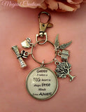 Teacher it Takes a Big Heart Thank You Keyring Gift,