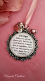 Large Bridal Party Something Old Keepsake Charm