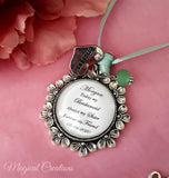 Sister Forever Something Old Wedding Keepsake Charm.