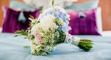Triple Silver Coloured Bouquet Photo Charm
