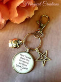 Teacher Thank You for Helping me Shine Keyring Gift,