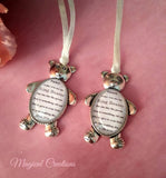 Flower Girl, Bridesmaid, Page Boy, Usher, Ringer Bearer, Ring Security Teddy Bear Keepsake Charm