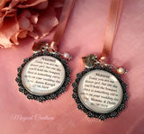 Large Bridal Party Something Old Keepsake Charm