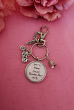Motorbike Guardian Angel Biker Keyring