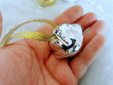 Christmas Magical Jingle Bell Decoration in a rustic wooden box