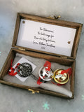 Family Christmas Magical Believe Bells & Box