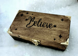 Family Christmas Magical Believe Bells & Box
