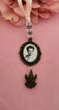 Single Antique Bronze Coloured Bouquet Photo Charm.