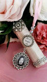 Single Bouquet Photo Charm With a Verse Charm.