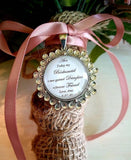 Step Daughter Something Old Wedding Keepsake Charm.