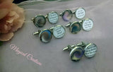 Memory Photo Personalised Cufflinks for the Groom
