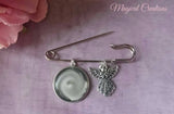 Photo Memory Bride & Groom Bouquet or Lapel Pin
