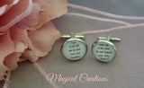 Memory Photo Personalised Cufflinks for the Groom