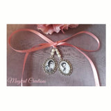 Double Bouquet Photo Charm.