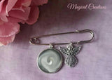 Photo Memory Bride & Groom Bouquet or Lapel Pin