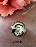 Groom photo Memory Lapel Badge Pin