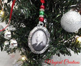 Christmas Tree Photo Memorial Decoration.