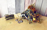 Triple Silver Coloured Bouquet Photo Charm