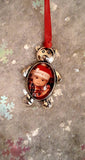 Teddy Bear Photo Portrait Christmas Tree Decoration