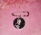 Bride and Groom Photo Memory Lapel Pin