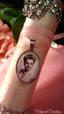 Single Silver Coloured Bouquet Photo Charm