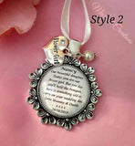 Daughter Something Old Wedding Keepsake Charm.