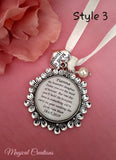 Daughter Something Old Wedding Keepsake Charm.