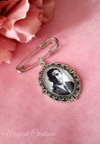 Groom Memory Photo Lapel Pin