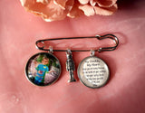 Personalised Good Luck Keep Me Close Charm