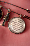 Personalised Good Luck Keep Me Close Charm