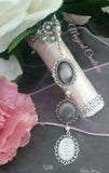 Triple Silver Coloured Photo Memory Bouquet Charm