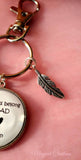 Novelty Chicken Owner Keyring