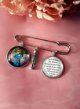 Personalised Good Luck Keep Me Close Charm