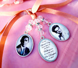 Triple Photo Bouquet Charm.