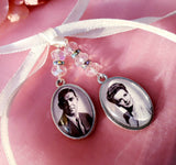 Double Photo Bouquet Charm.