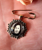 Memorial Photo Bouquet or Lapel Pin