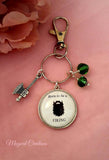 Born to be a Viking Novelty Keyring