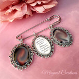 Groom Memory Photo Lapel Pin